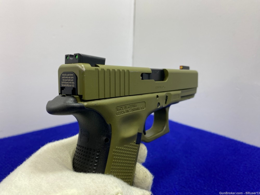 Glock 17 Gen4 9mm OD Green 4.5" *EXTREMELY RELIABLE & WIDELY USED HANDGUN*-img-26