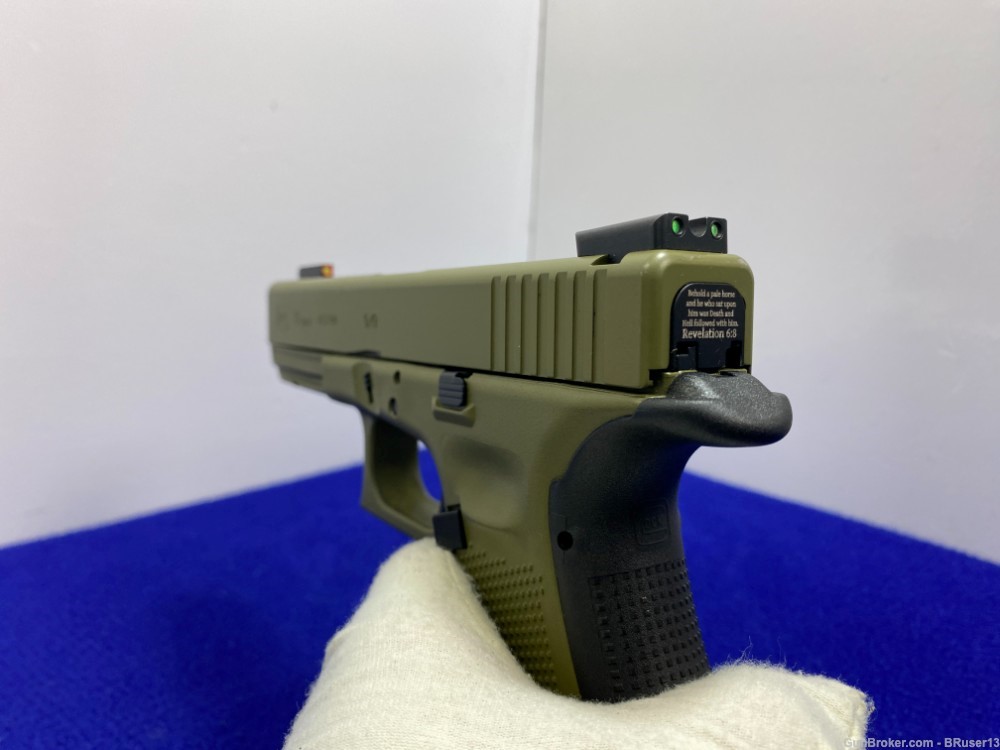 Glock 17 Gen4 9mm OD Green 4.5" *EXTREMELY RELIABLE & WIDELY USED HANDGUN*-img-27