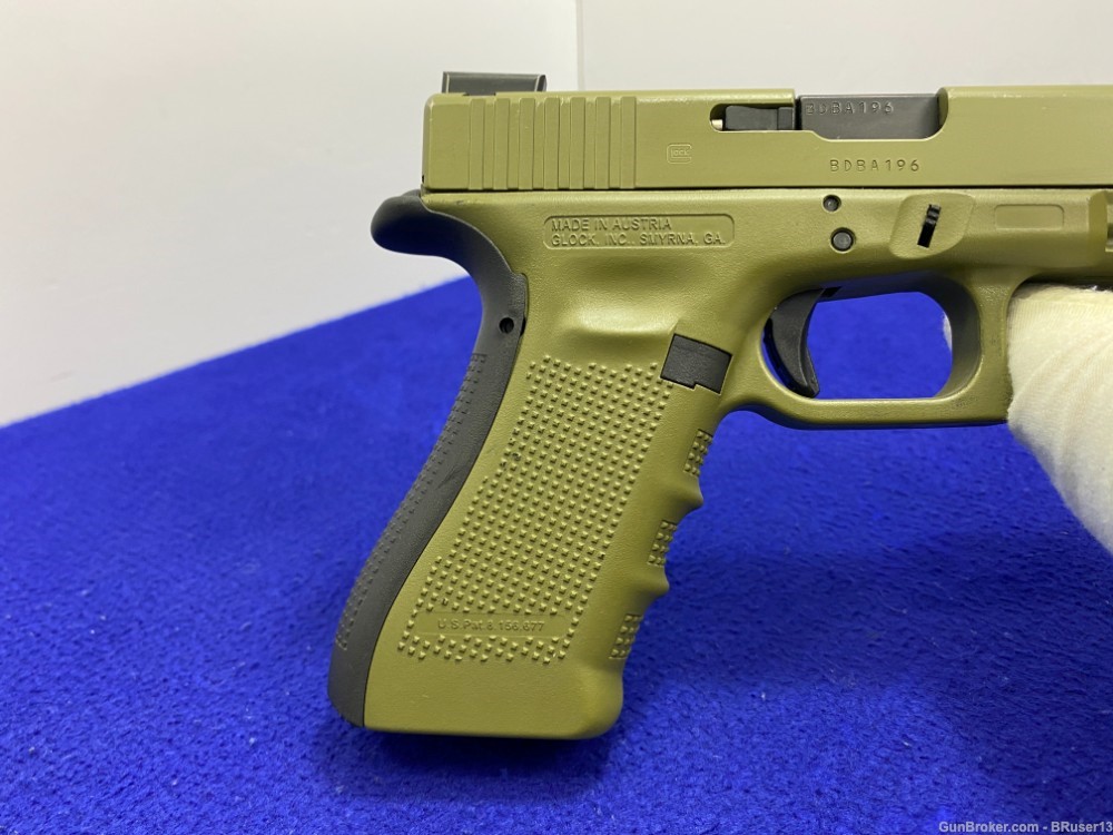 Glock 17 Gen4 9mm OD Green 4.5" *EXTREMELY RELIABLE & WIDELY USED HANDGUN*-img-41