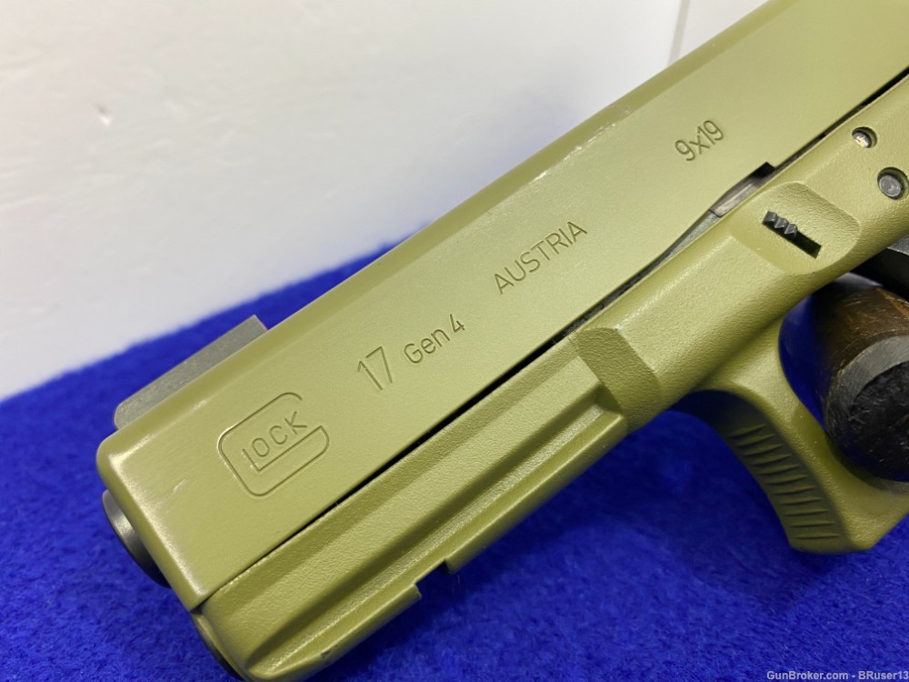 Glock 17 Gen4 9mm OD Green 4.5" *EXTREMELY RELIABLE & WIDELY USED HANDGUN*-img-10