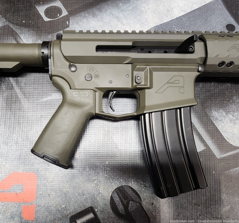 Aero Precision M4 and BCA Side Charging 50 Beowulf 16" Rifle OD Green-img-4