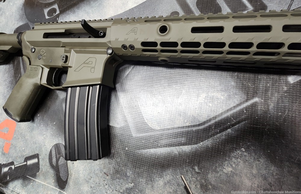 Aero Precision M4 and BCA Side Charging 50 Beowulf 16" Rifle OD Green-img-5
