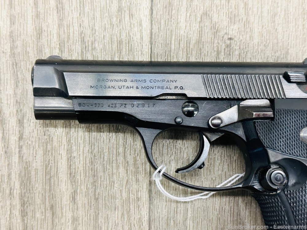 Browning BDA-380 .380ACP FN Herstal Made in Italy 3.75" blued made 1981 -img-1