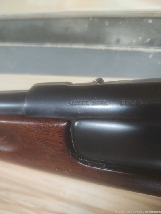 US Springfield Krag Model 1898 Rifle vintage sporter w/peep-img-9