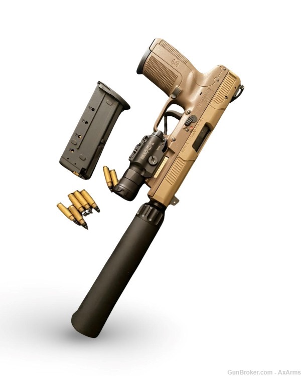 B&T FN Five-seveN Suppressor SD-988021-US 5.7mm 5.7x28mm Silencer-img-2