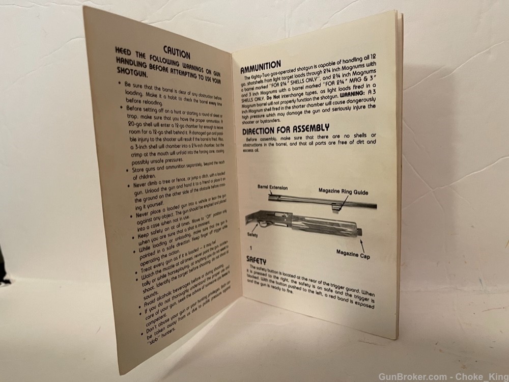 Weather by Model 82 Shotgun 1982 Owners Instruction Manual-img-1