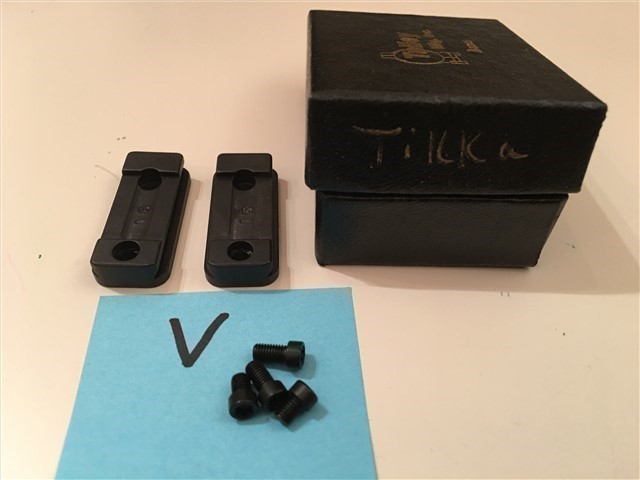 New in Box Talley 2PC Scope Base Mount Tikka Model-img-0