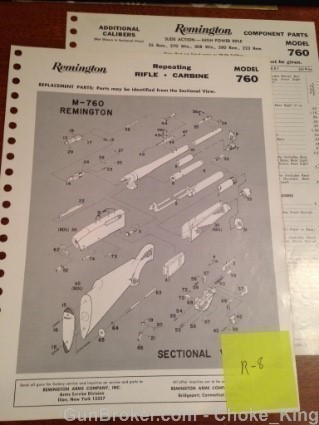 Original Remington Schematic Model 760-img-0