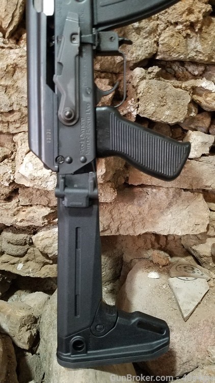 Buttstock for Slant cut Yugo AK47 black polymer Magpul Zhukov Zastava AK 47-img-0