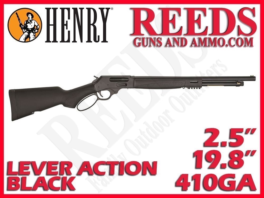 Henry Lever Action X Model Black 410 Ga 2.5in 19.8in H018X-410-img-0