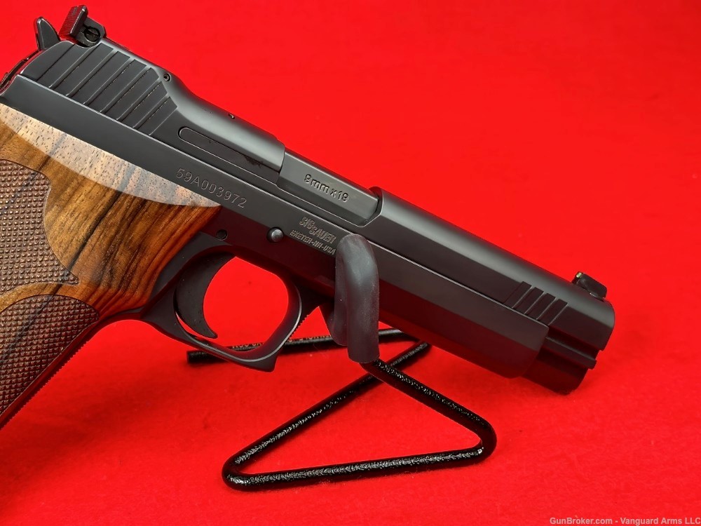 Sig Sauer P210 Target 9mm SAO Pistol! Factory Accessories! LNIB!-img-8