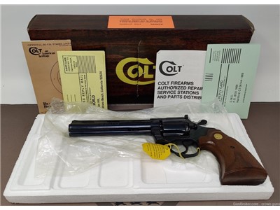Colt Diamondback 6" in 22lr w/ Box & Papers, RARE & EXCELLENT