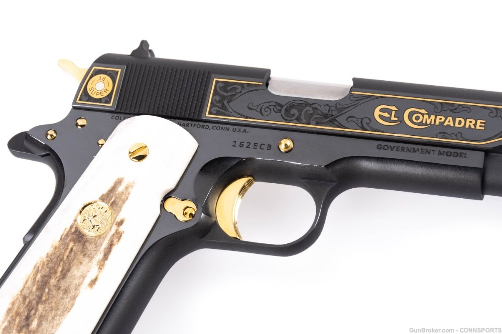 Colt 1911 Government .38 Super EL COMPADRE Rare Limited Edition 70 Series-img-6
