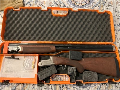 Franchi Instinct SL 12 gauge over-under shotgun, never fired, includes case