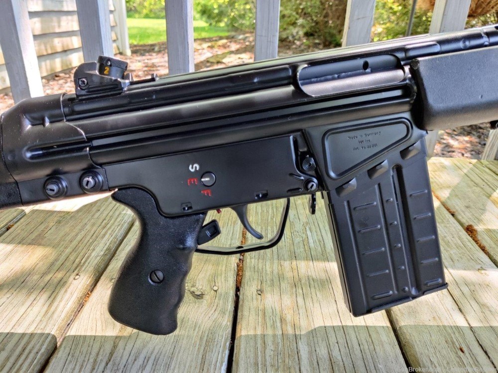 RARE Heckler & Koch G3 SG1 Pre-May Dealer Sample Machine Gun & HK Case-img-19
