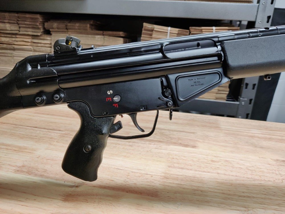 RARE Heckler & Koch G3 SG1 Pre-May Dealer Sample Machine Gun & HK Case-img-4