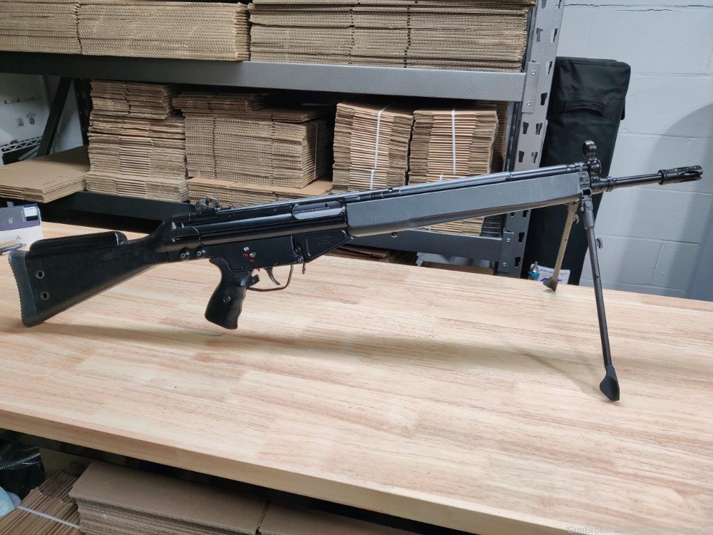 RARE Heckler & Koch G3 SG1 Pre-May Dealer Sample Machine Gun & HK Case-img-1