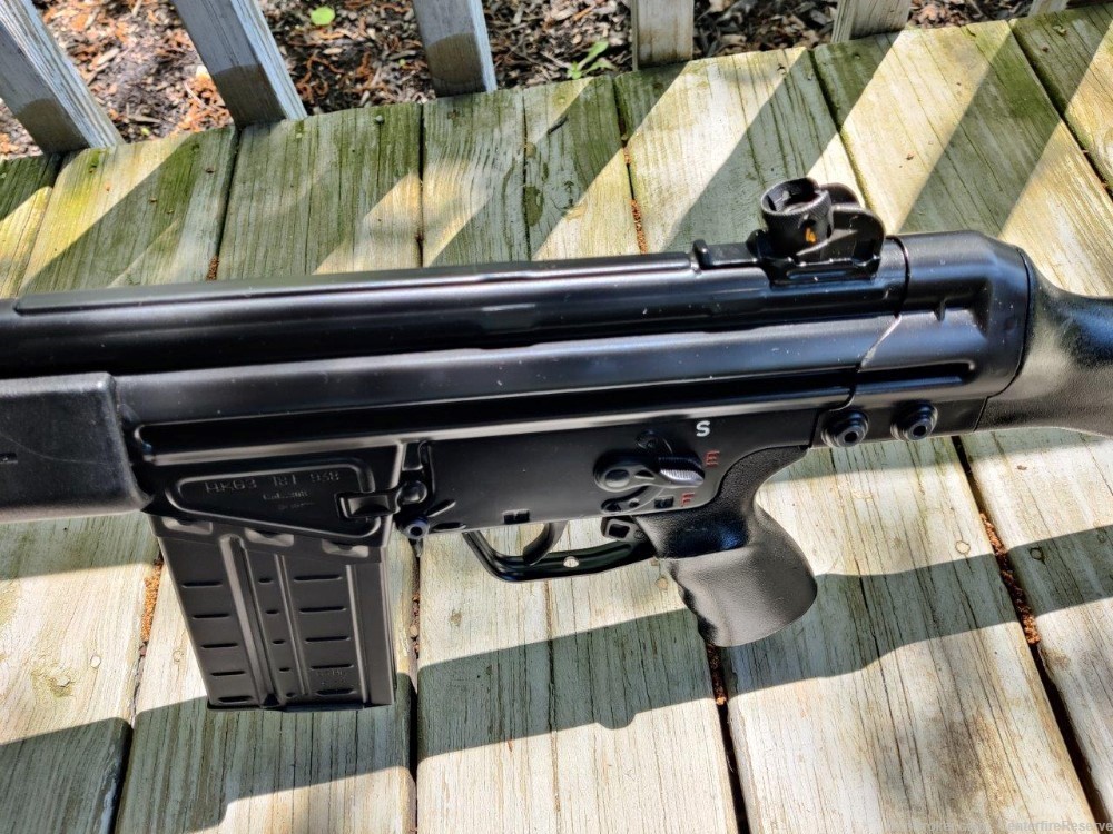 RARE Heckler & Koch G3 SG1 Pre-May Dealer Sample Machine Gun & HK Case-img-8