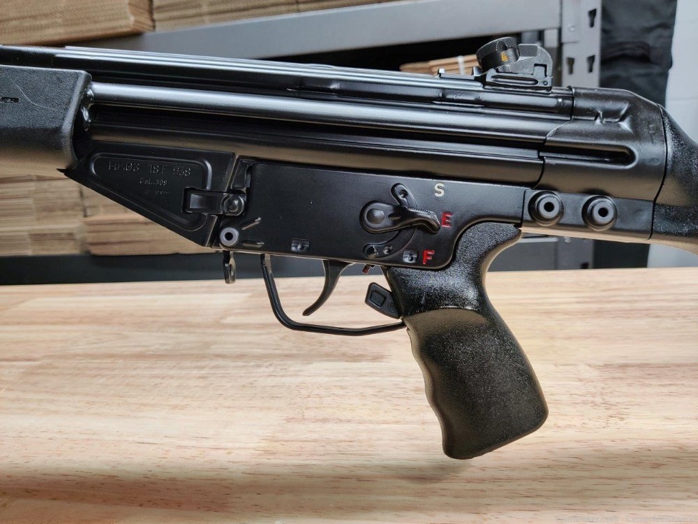 RARE Heckler & Koch G3 SG1 Pre-May Dealer Sample Machine Gun & HK Case-img-3