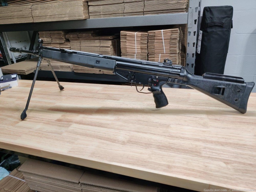 RARE Heckler & Koch G3 SG1 Pre-May Dealer Sample Machine Gun & HK Case-img-2