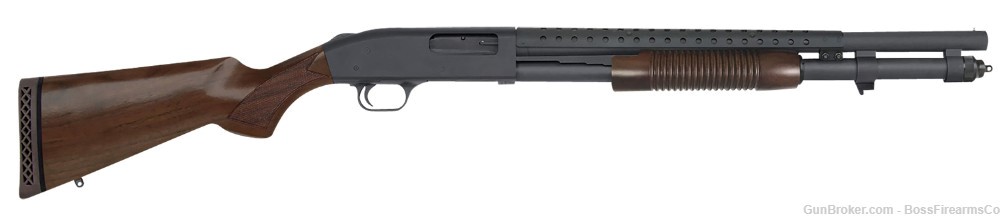 Mossberg 590 Retrograde Pump Action Shotgun 3" 12ga Black 20" 52150-img-0