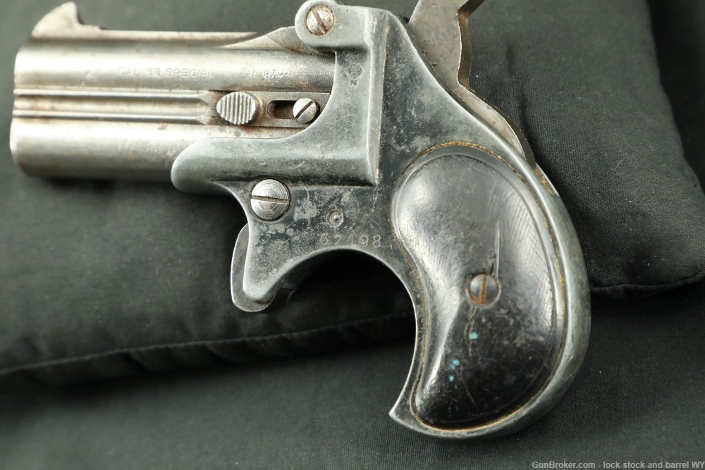 Rohm Gmbh Model 17 Derringer in .38 SPL Double Barrel Pistol C&R-img-14