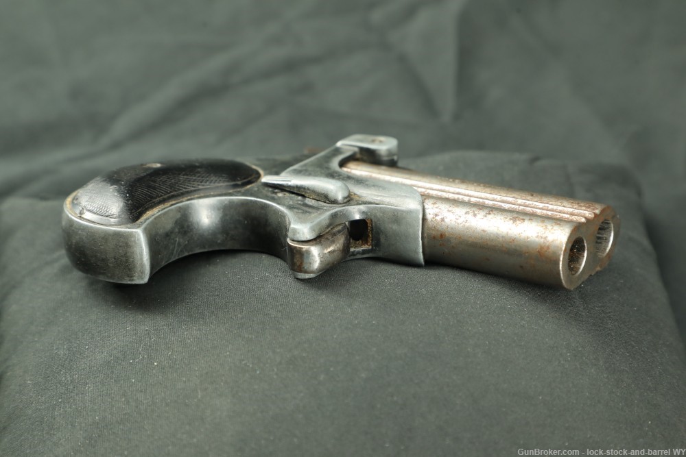 Rohm Gmbh Model 17 Derringer in .38 SPL Double Barrel Pistol C&R-img-4