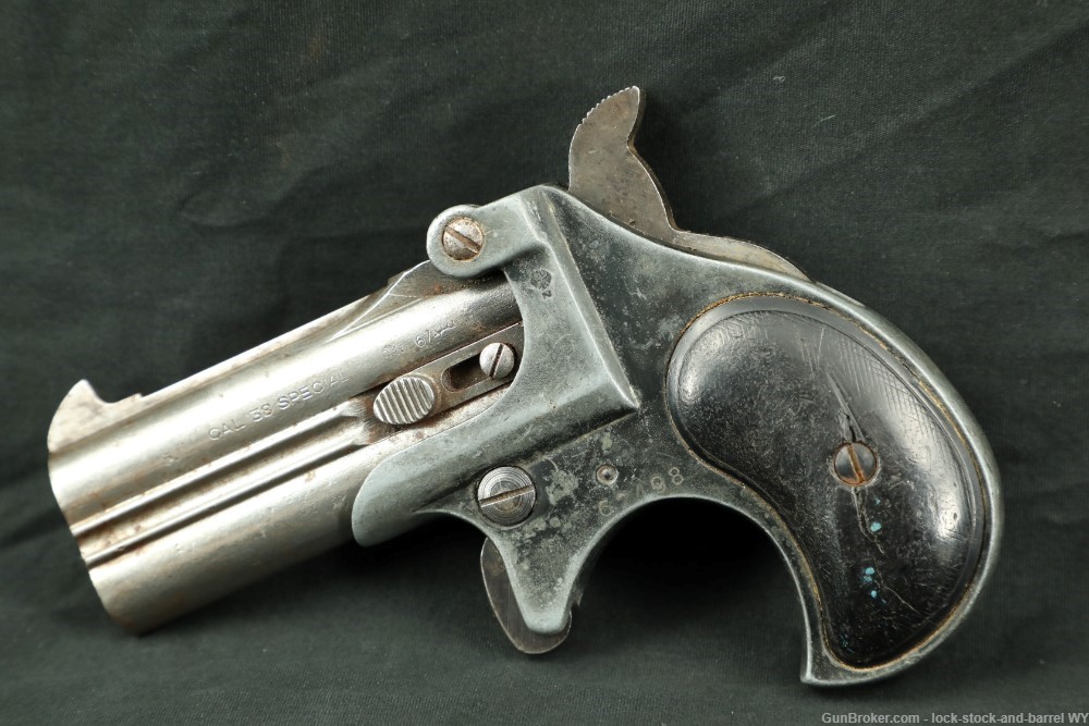Rohm Gmbh Model 17 Derringer in .38 SPL Double Barrel Pistol C&R-img-2
