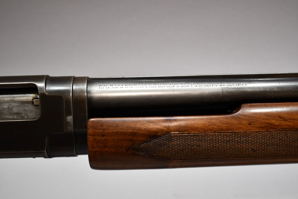 Winchester Model 12 Pump Shotgun 2 3/4" 12 G 30" Solid Rib Full 1924 C&R-img-5