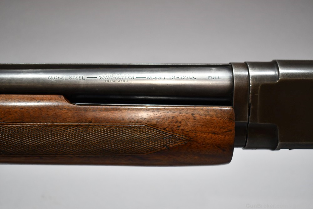Winchester Model 12 Pump Shotgun 2 3/4" 12 G 30" Solid Rib Full 1924 C&R-img-13