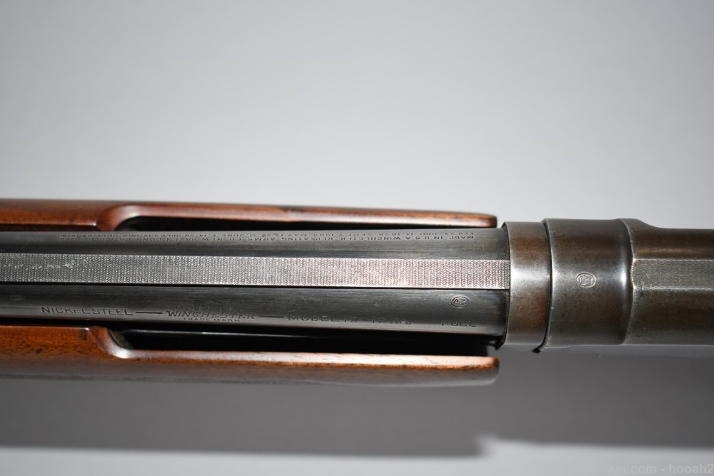 Winchester Model 12 Pump Shotgun 2 3/4" 12 G 30" Solid Rib Full 1924 C&R-img-22