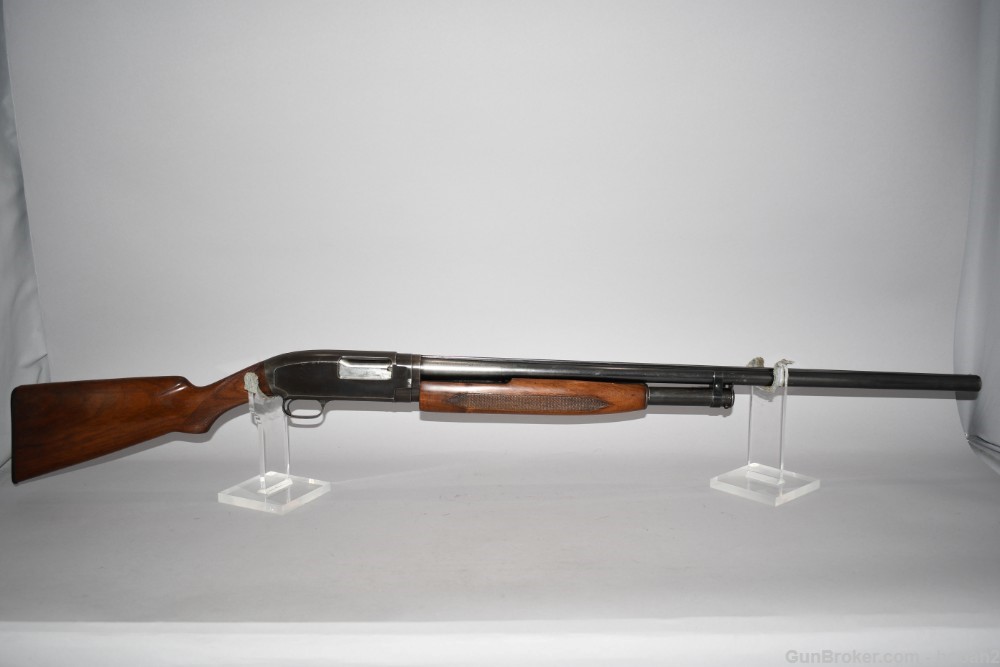 Winchester Model 12 Pump Shotgun 2 3/4" 12 G 30" Solid Rib Full 1924 C&R-img-0
