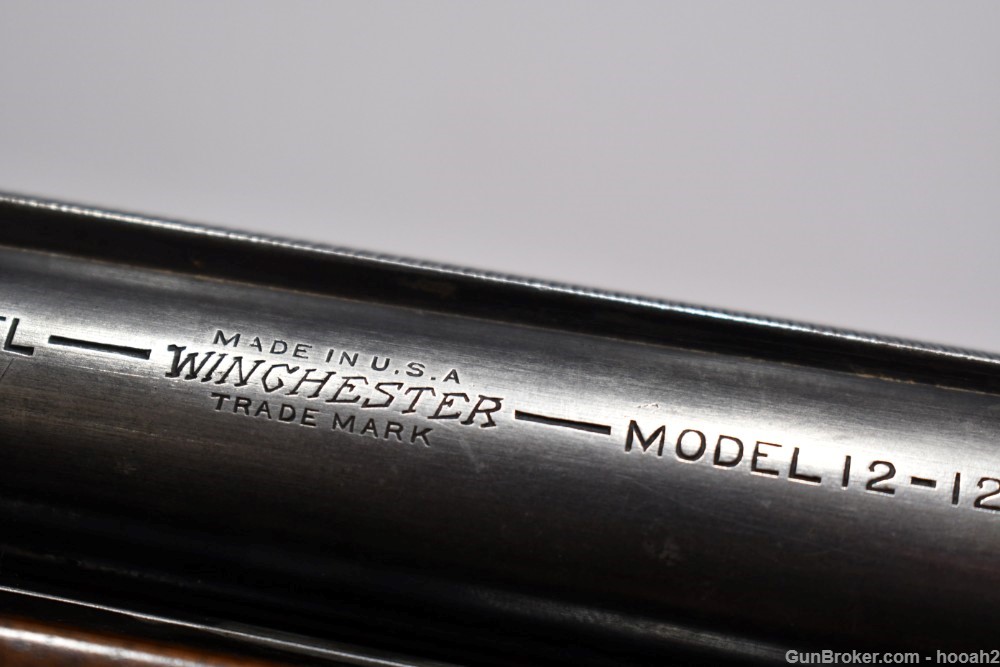 Winchester Model 12 Pump Shotgun 2 3/4" 12 G 30" Solid Rib Full 1924 C&R-img-37
