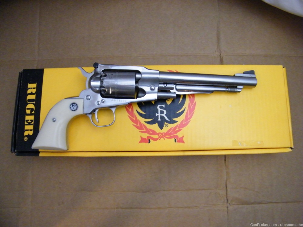 Ruger Old Army .45 Cal Blackpowder 7.5" Stainless-img-0