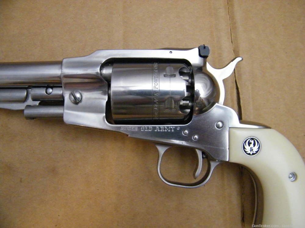 Ruger Old Army .45 Cal Blackpowder 7.5" Stainless-img-7