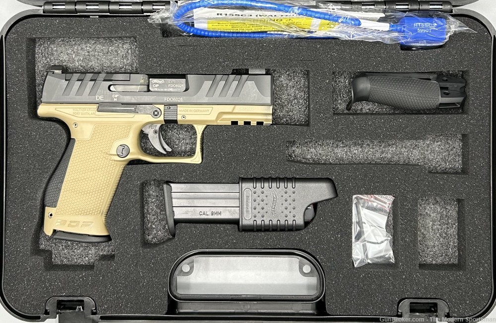 Walther PDP Compact FDE 9mm Luger 4" Optic Ready 15+1 PDP C PDPC OR 9x19-img-0