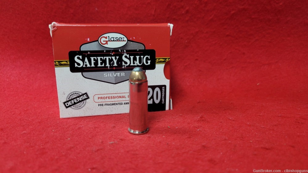 Corbon Glaser safety slug silver .44 mag 135 grain 60 rounds 3 boxes-img-3