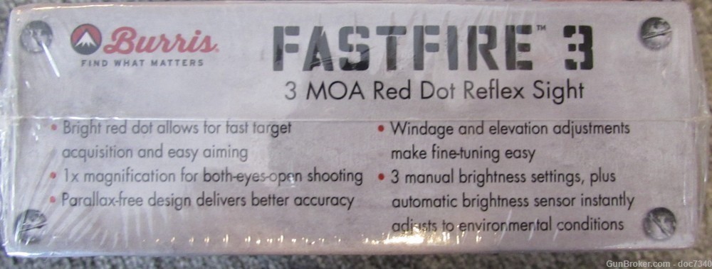 Burris Fastfire 3 Red dot Reflex sight-img-4