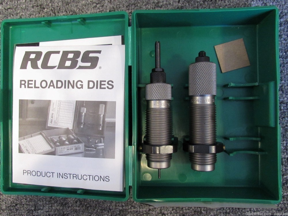 RCBS two die reloading set for 243 Winchester-img-1