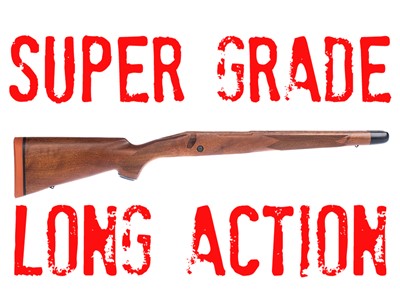 Winchester Mod 70 SUPER GRADE Stock MAGNUM & Long Action CLASSIC RED PAD