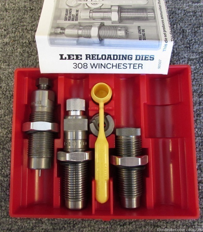 Lee 3 die reloading set for 308 Winchester-img-0