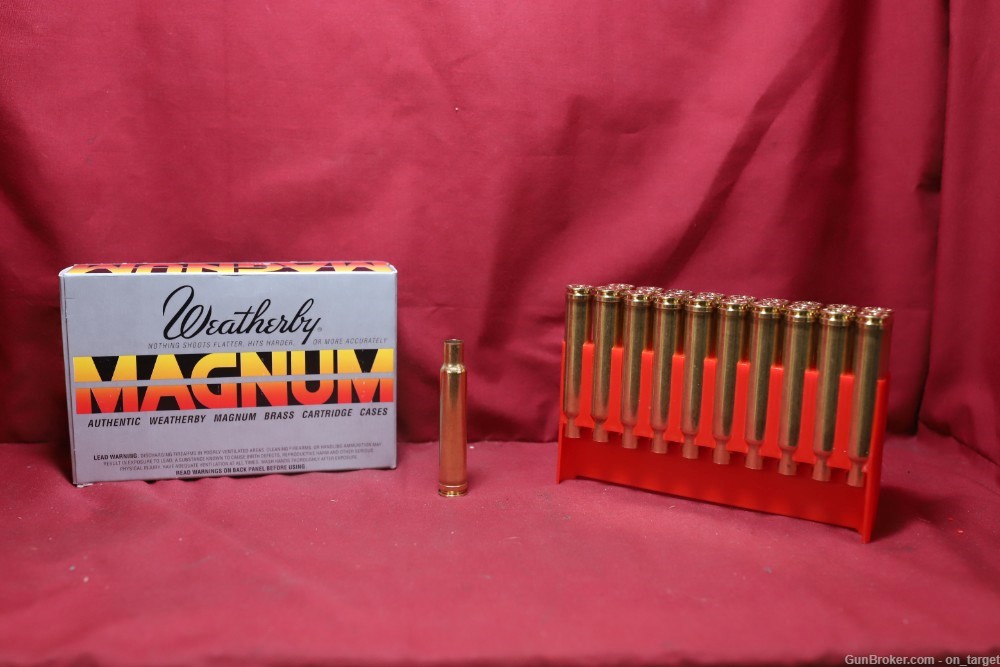 Weatherby Factory Unprimed .340 Weatherby Magnum Brass Casings 20 Count-img-0