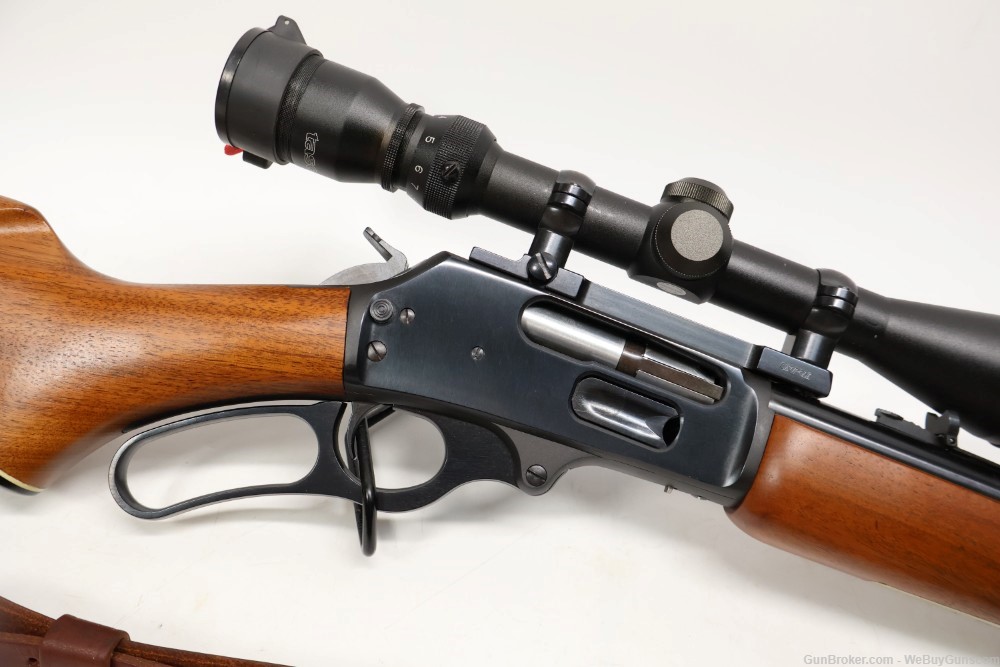 Marlin 1895SS Lever-Action Rifle With Scope JM Stamped .45-70 COOL!-img-3