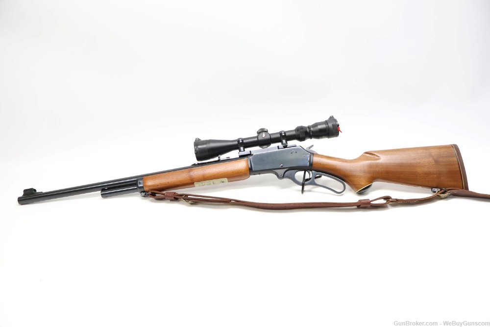 Marlin 1895SS Lever-Action Rifle With Scope JM Stamped .45-70 COOL!-img-5