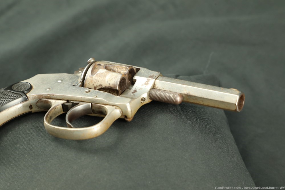 Hopkins & Allen XL8 Folding Hammer .32 S&W Short Revolver, 1886-1915 C&R-img-5