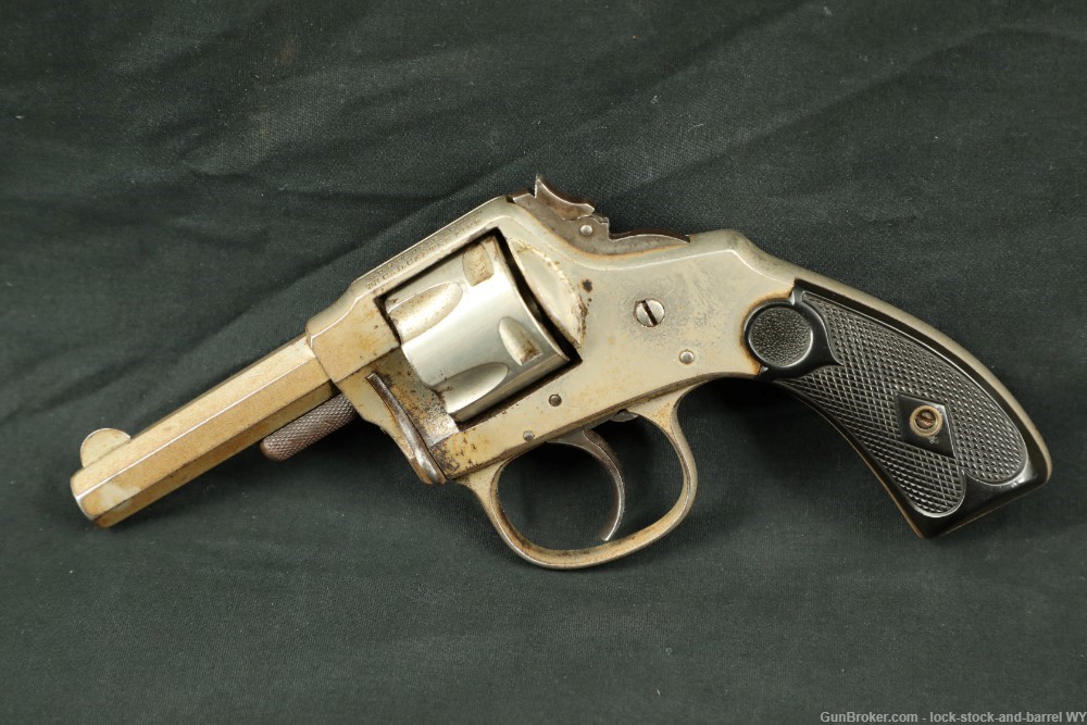 Hopkins & Allen XL8 Folding Hammer .32 S&W Short Revolver, 1886-1915 C&R-img-2