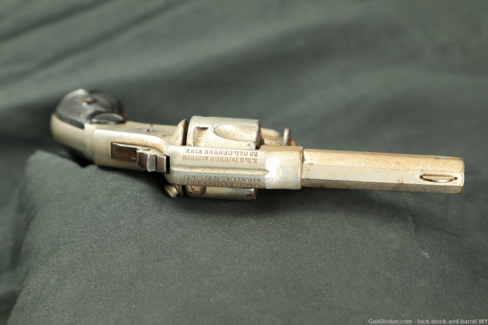 Hopkins & Allen XL8 Folding Hammer .32 S&W Short Revolver, 1886-1915 C&R-img-3