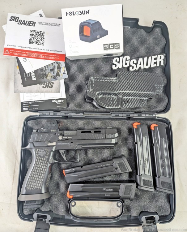 Sig Sauer P320 Spectre Comp 4.6" Holosun SCS 320 Green Dot (5) 21rd Mags-img-0