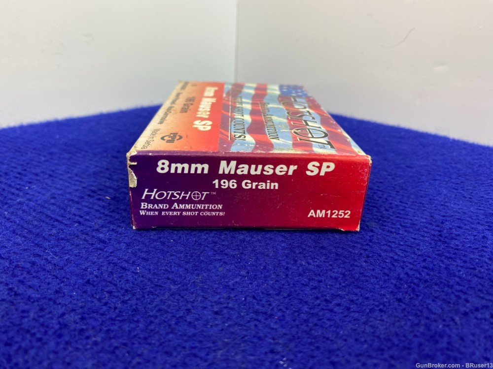 Hot Shot 8MM Mauser Sp 100 Rounds * STRONG DURABLE POWER *-img-5