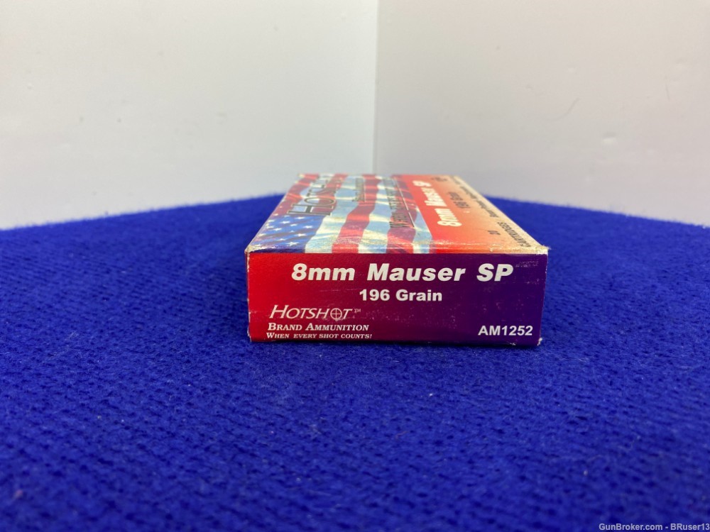 Hot Shot 8MM Mauser Sp 100 Rounds * STRONG DURABLE POWER *-img-7